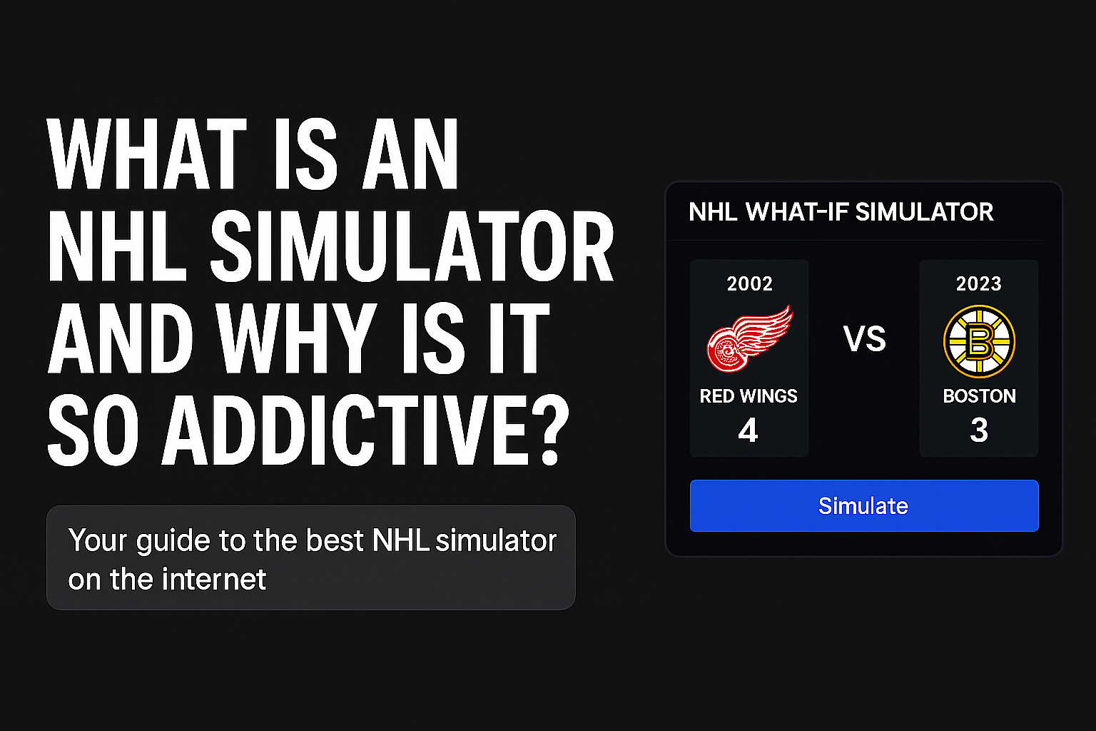 What Is an NHL Simulator and Why Is It So Addictive?