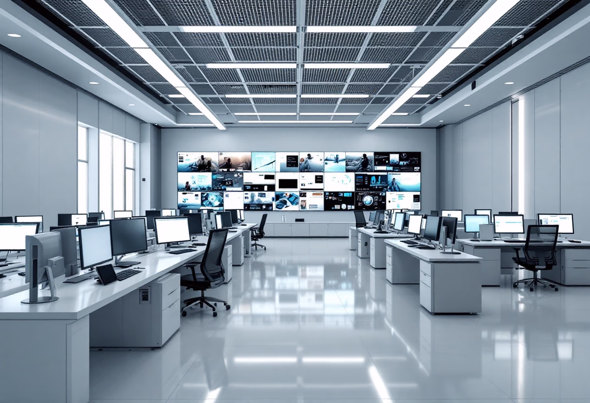 hightech control room