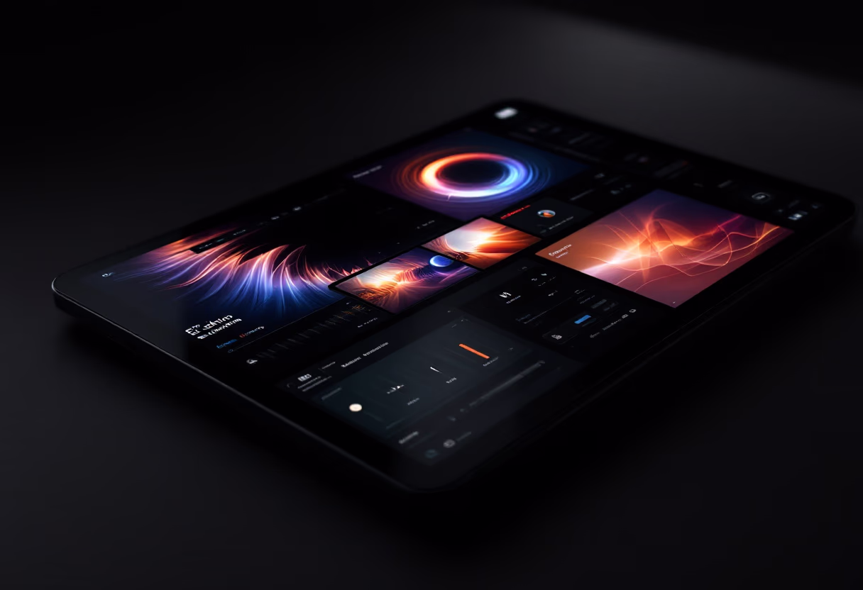 [digital project] image of editing software on a screen (for a music studio)