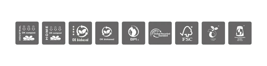 Grounded Packaging types of certifications