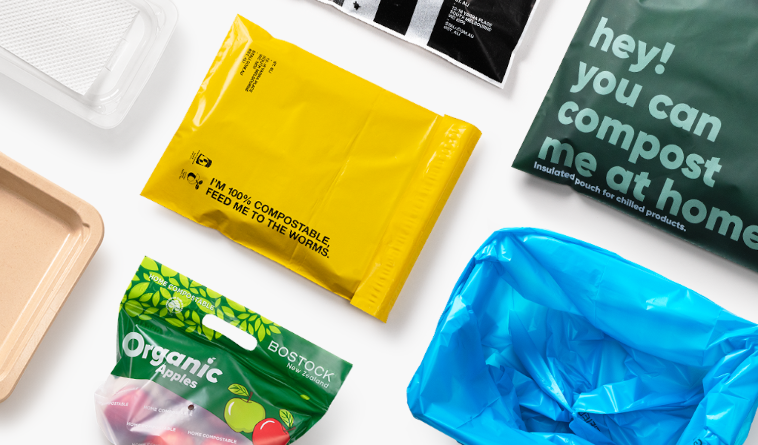 Examples of compostable packaging