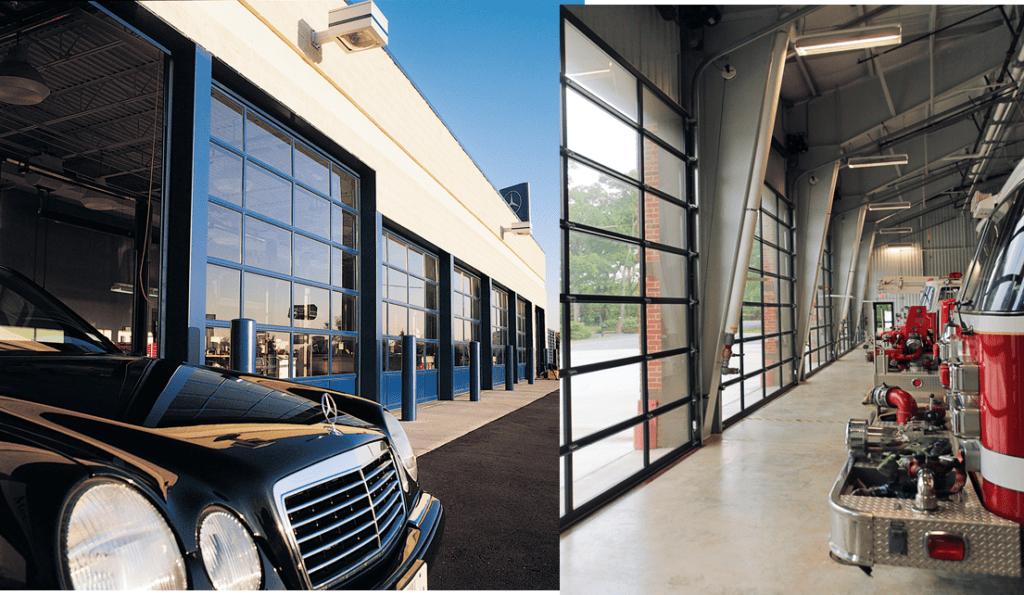 Dealership service bay with GDI operators