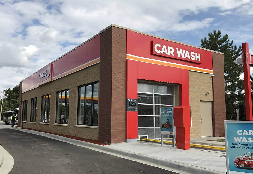 Commercial car wash doors / wash bay