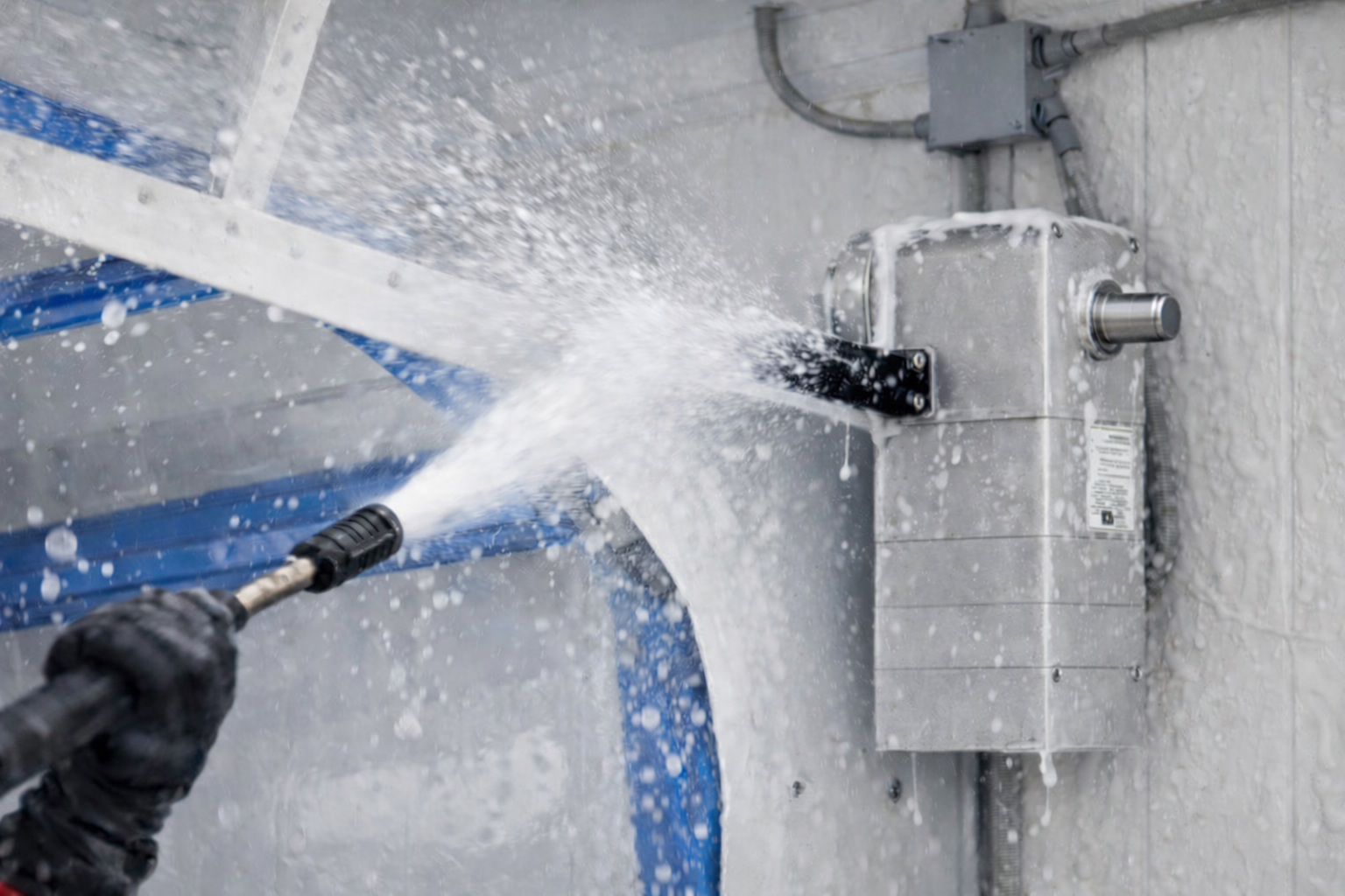 Commercial car wash doors / wash bay