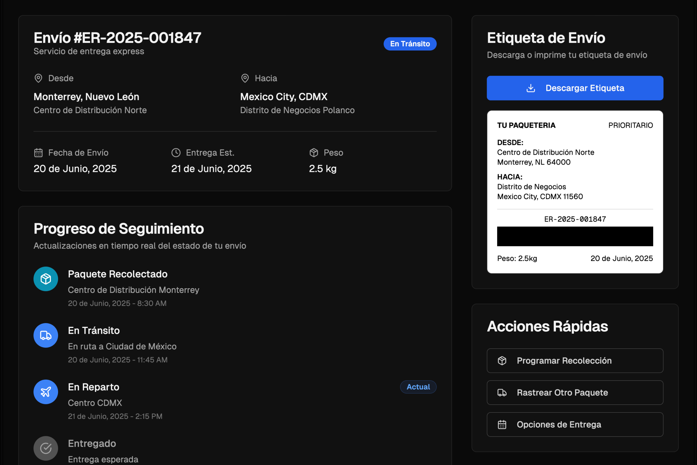 Dashboard