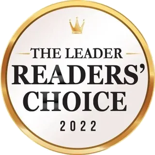 The Leader Readers' Choice 2022 badge