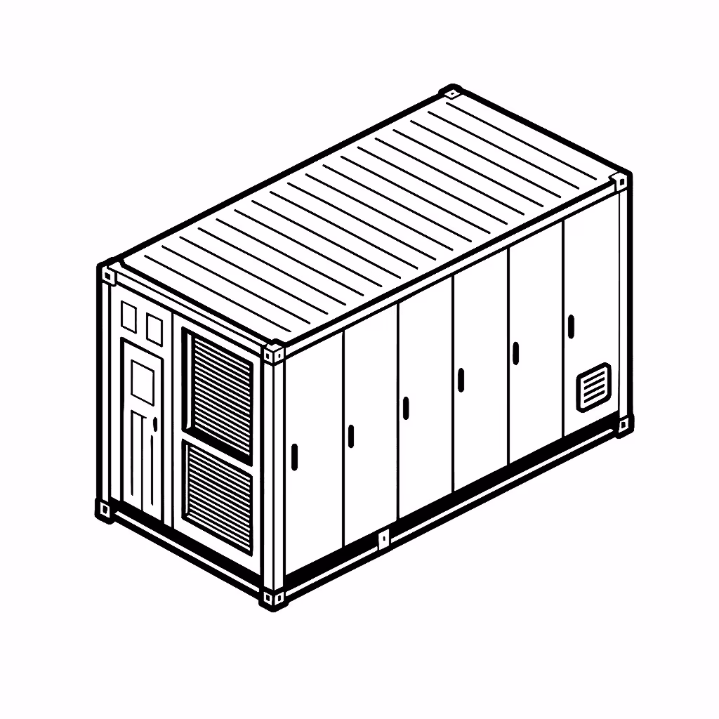 Industrial battery energy storage system for commercial use