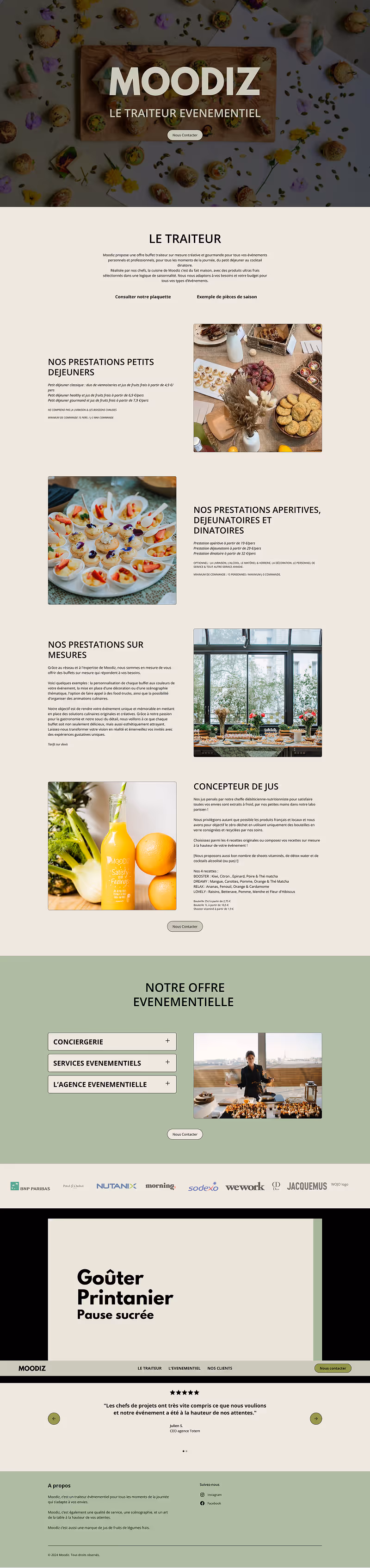 Moodiz website