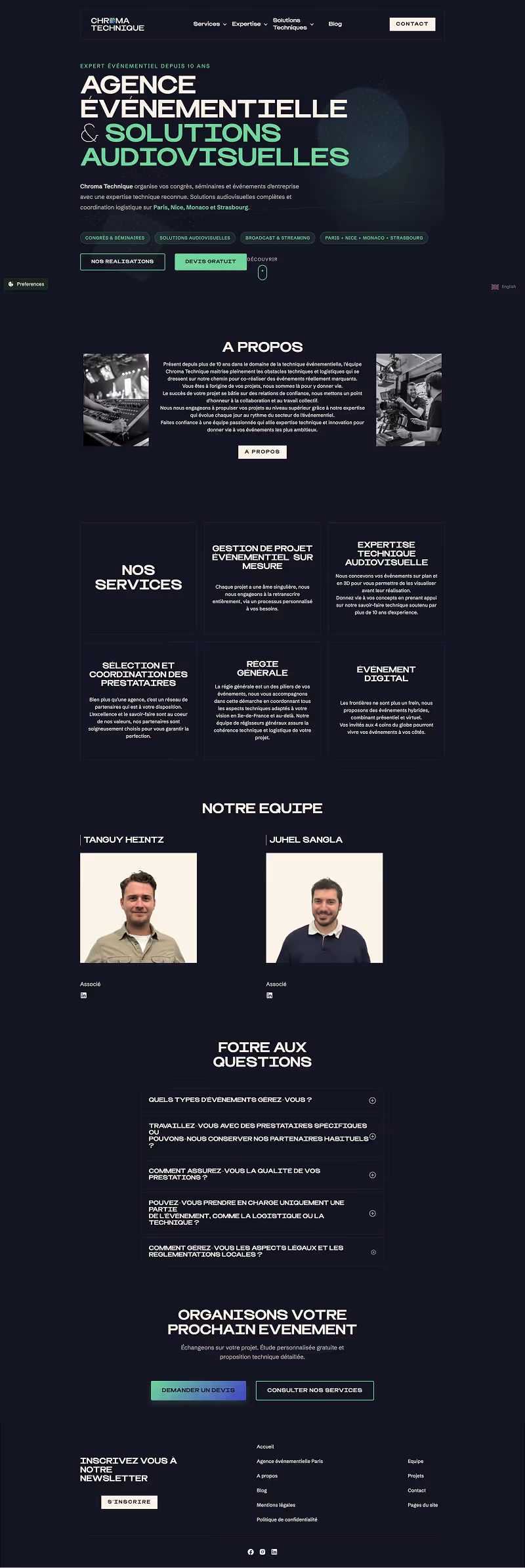 Chroma Technique website