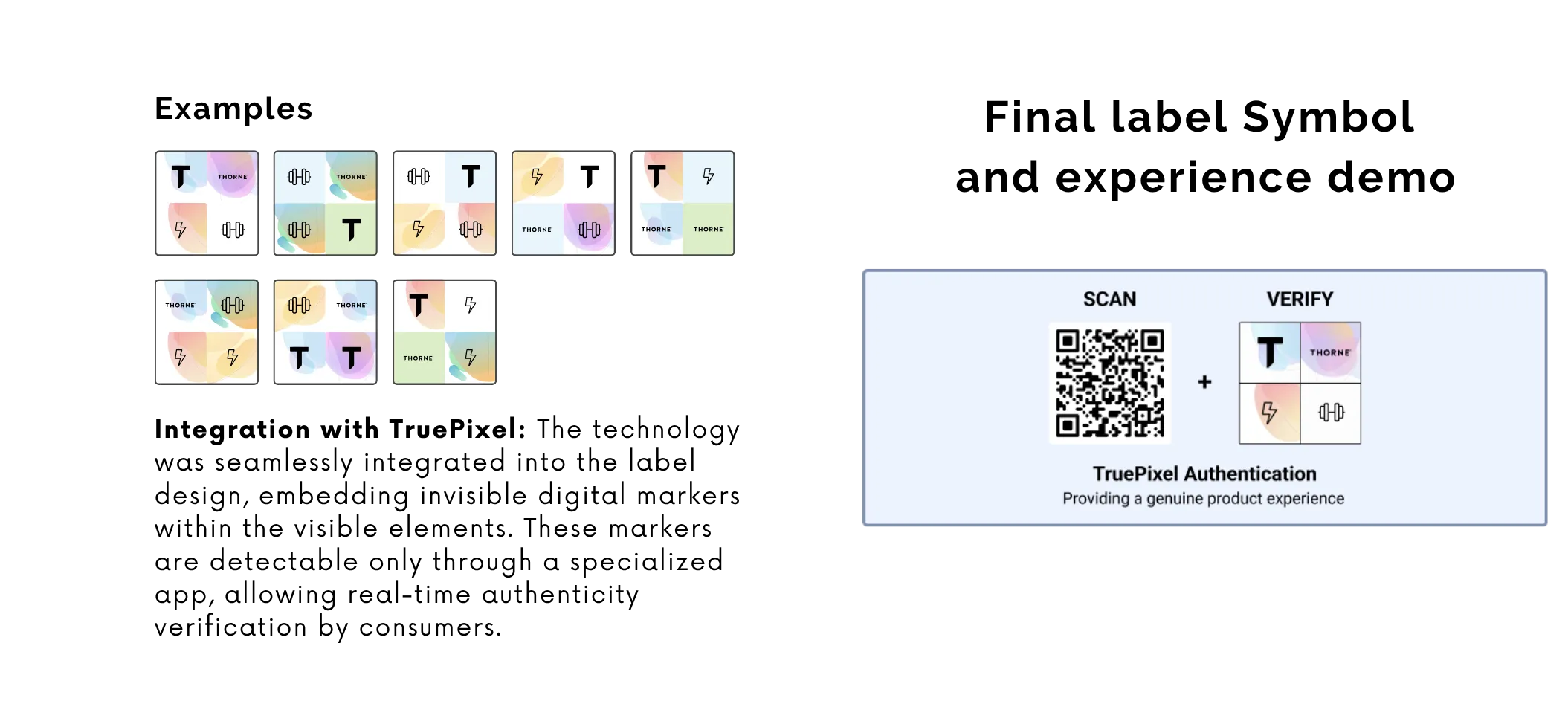 final label symbol truepixel thorne demo