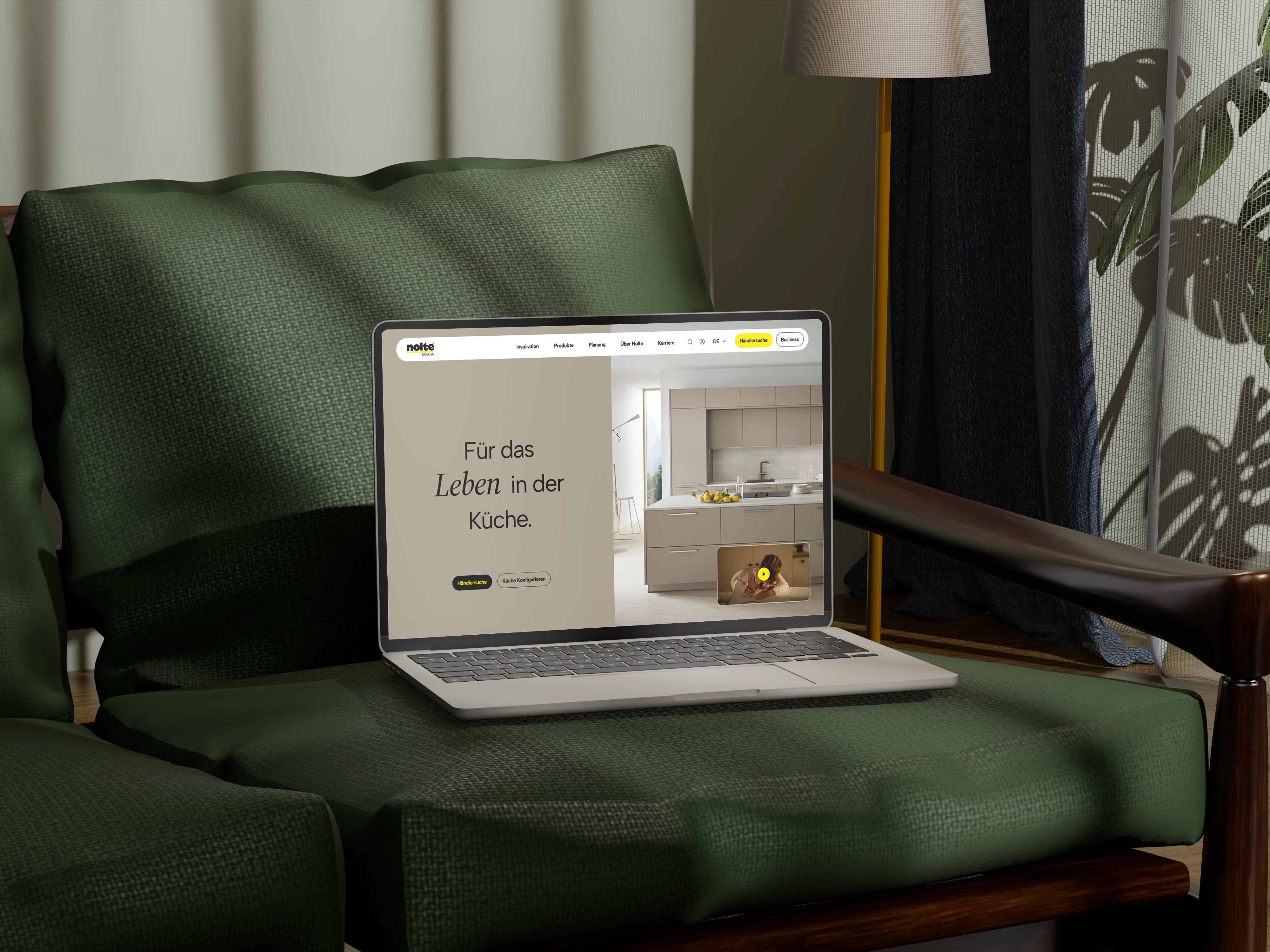 Nolte Küchen Website Relaunch Mockup