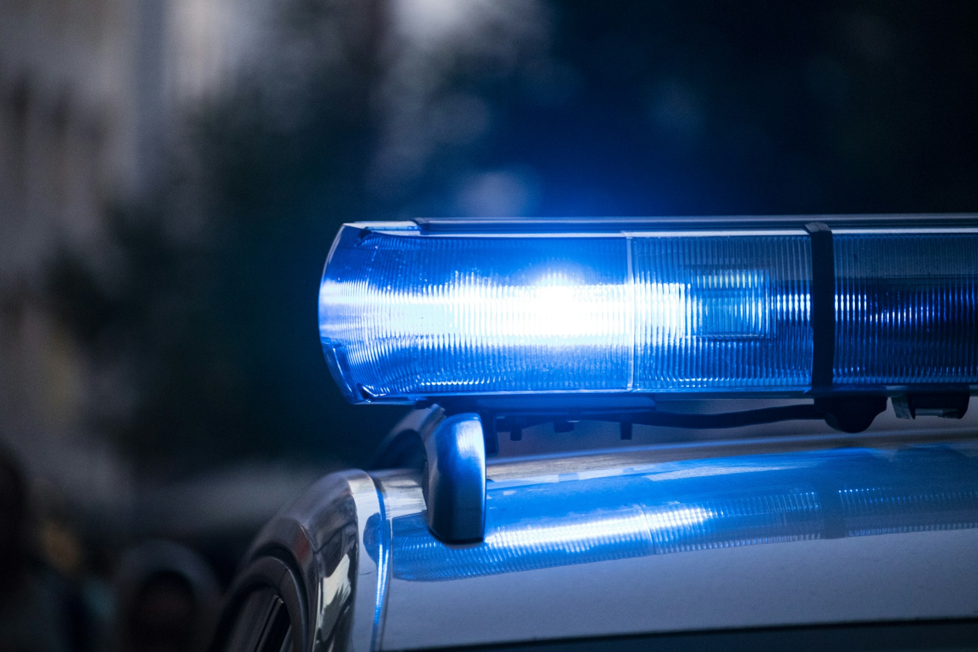 Blaulicht eines Polizeiautos