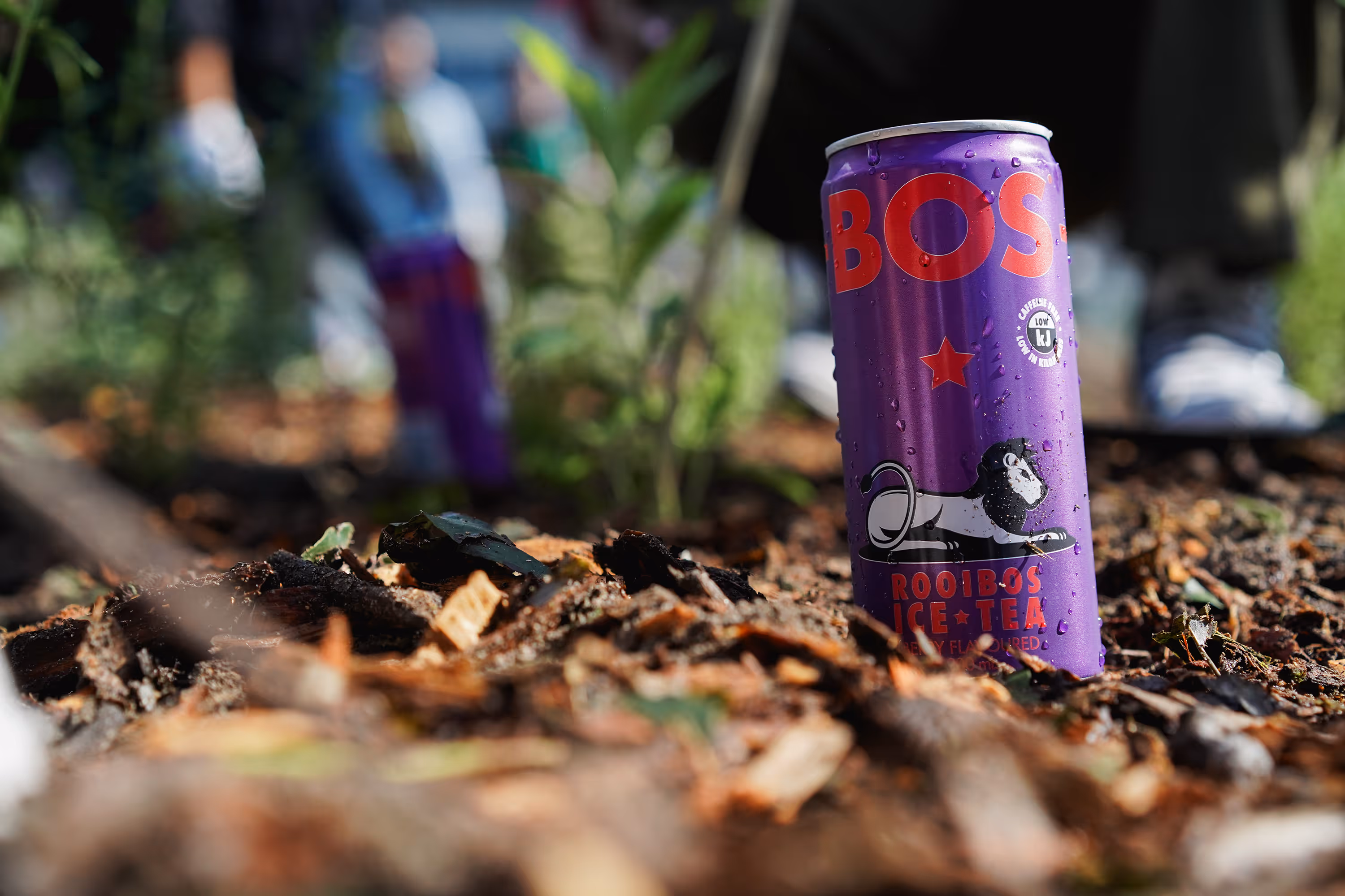 BOS ice tea at garden day with Greenpop