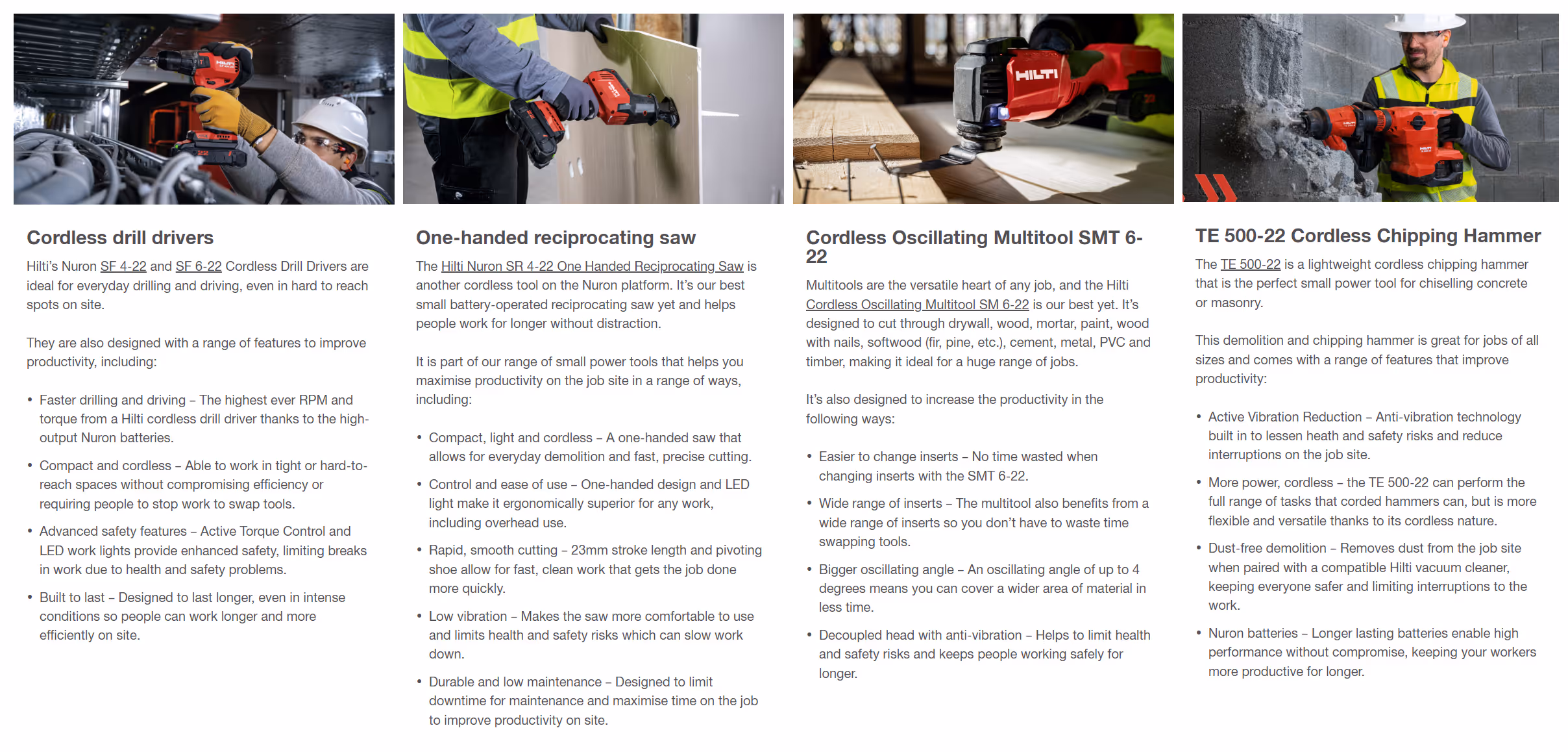 Screen shot of case study work for marketing in property & construction