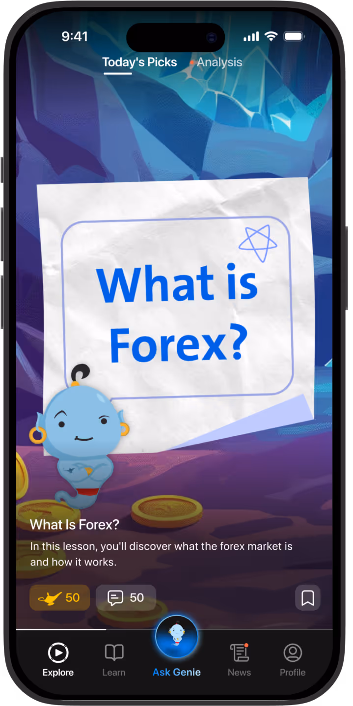 A cell phone with the text what is forex?.