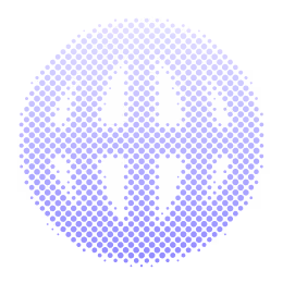 Purple globe grid icon symbolizing global network or internet connectivity.