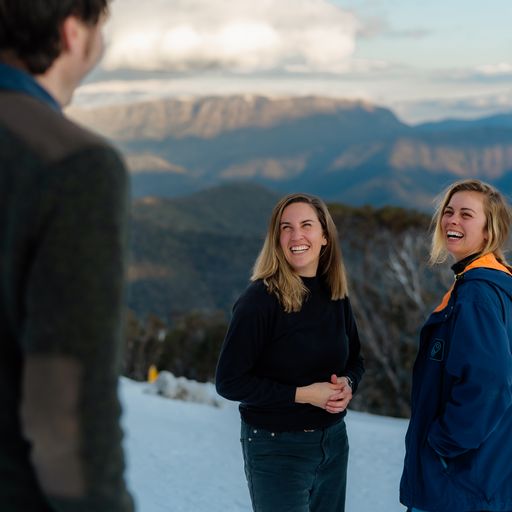 Smiling on the skii hills