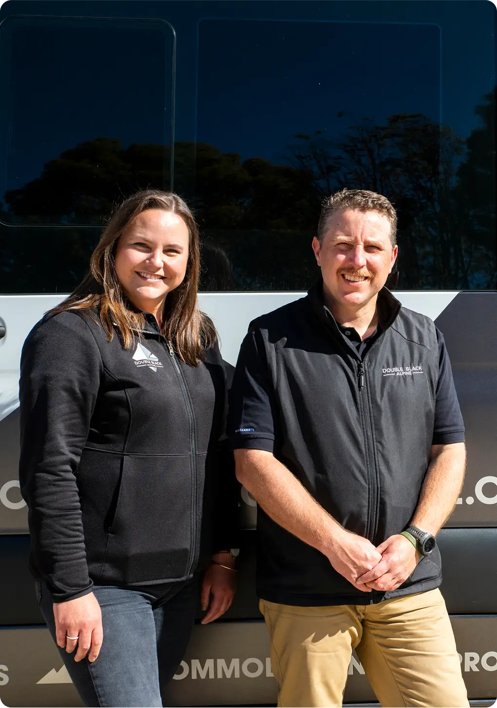 Eddie and Sarah Founders of Double Black