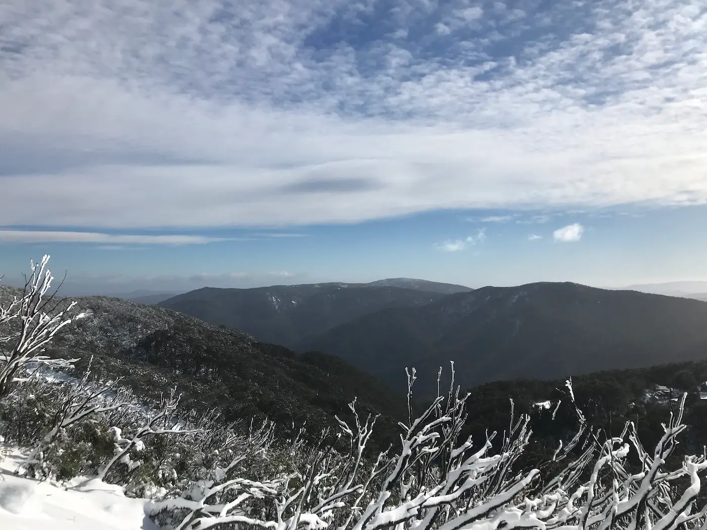 snowy mountains