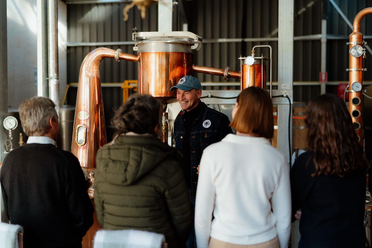 Gin distillery tour
