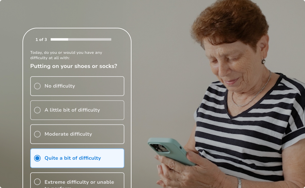 OneStep functional questionnaire