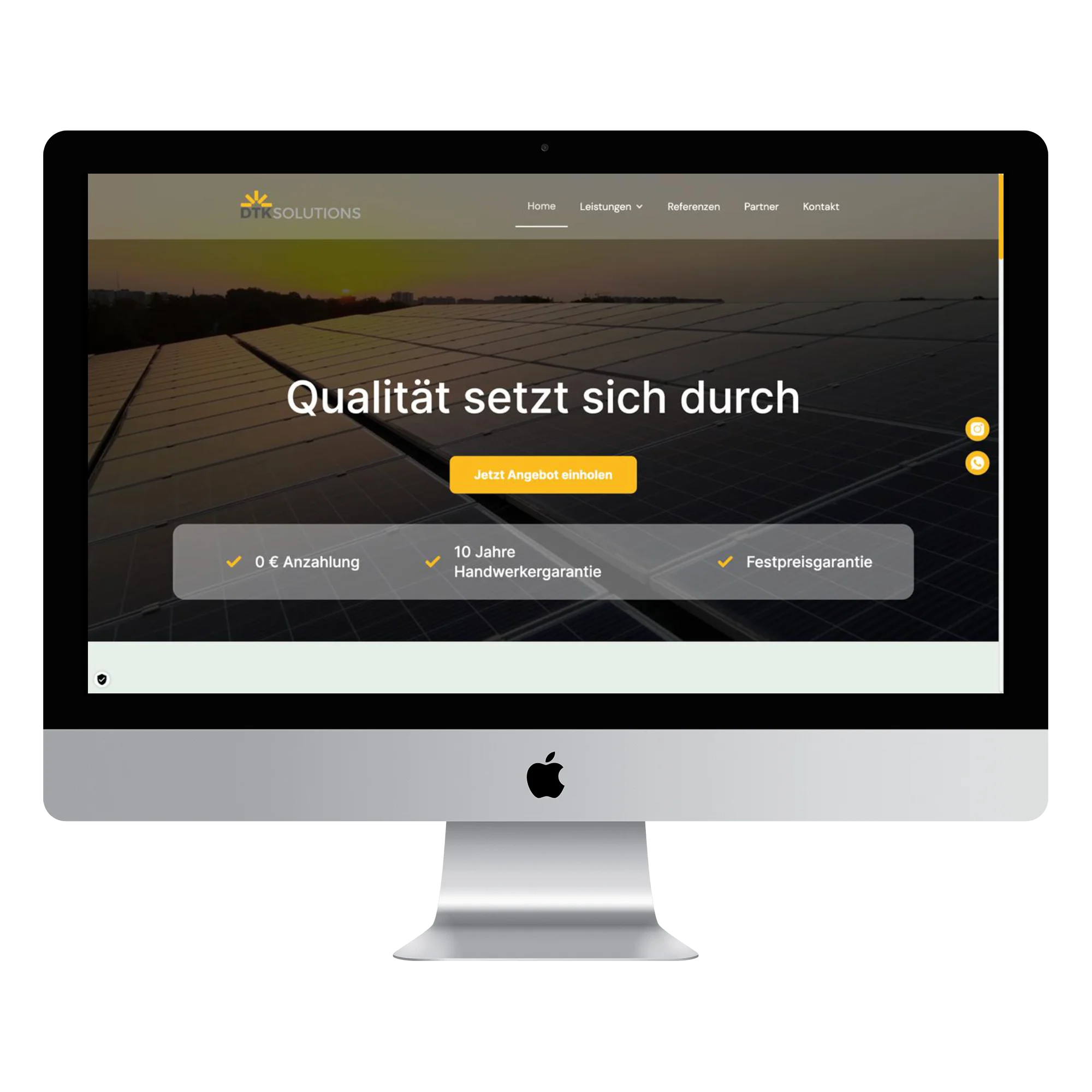 Dashboard mockup