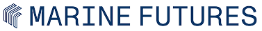 A black background with blue and white lines.