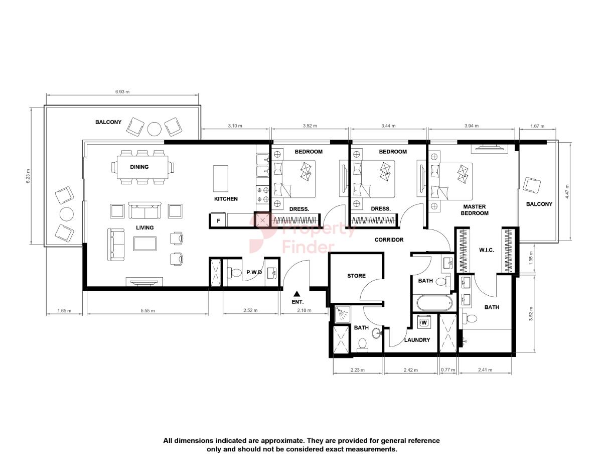 Golf Heights Tower – Wohnung 1