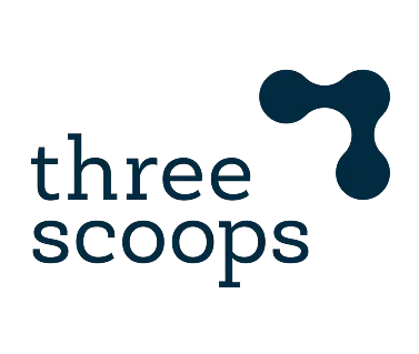 three scoops logo