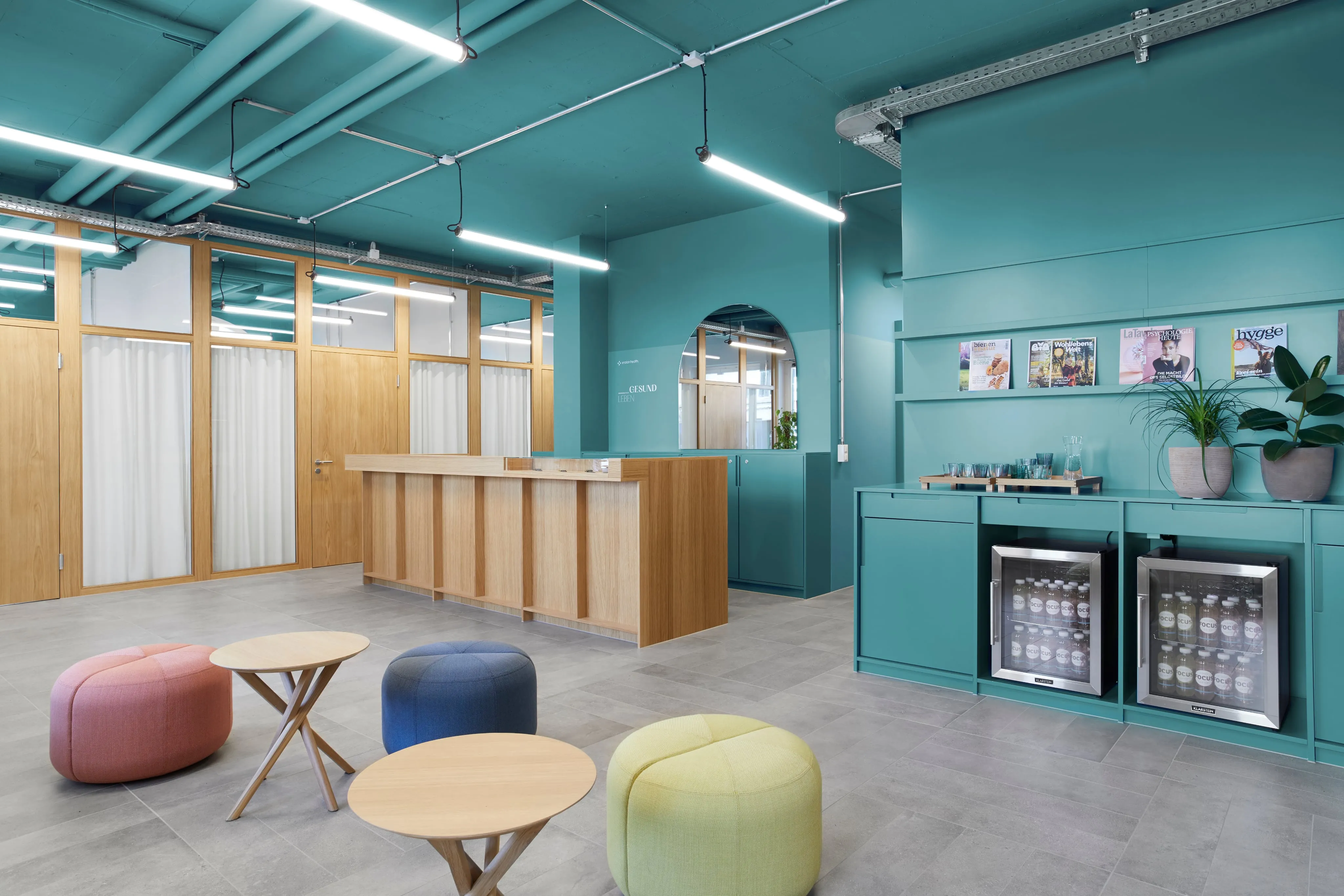 Empfang Gesundheitszentrum