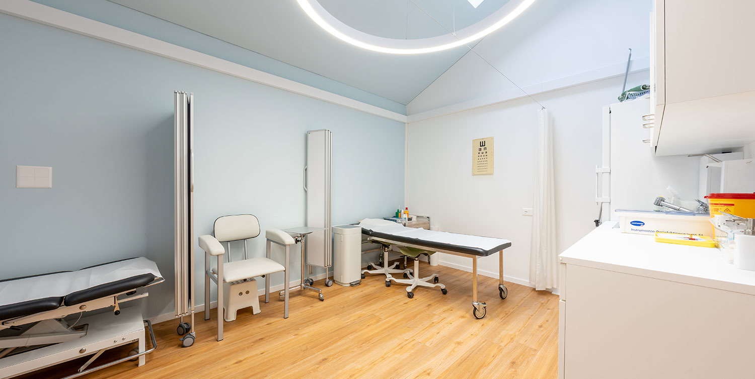 Behandlungszimmer Hausarztpraxis Pfäffikon ZH