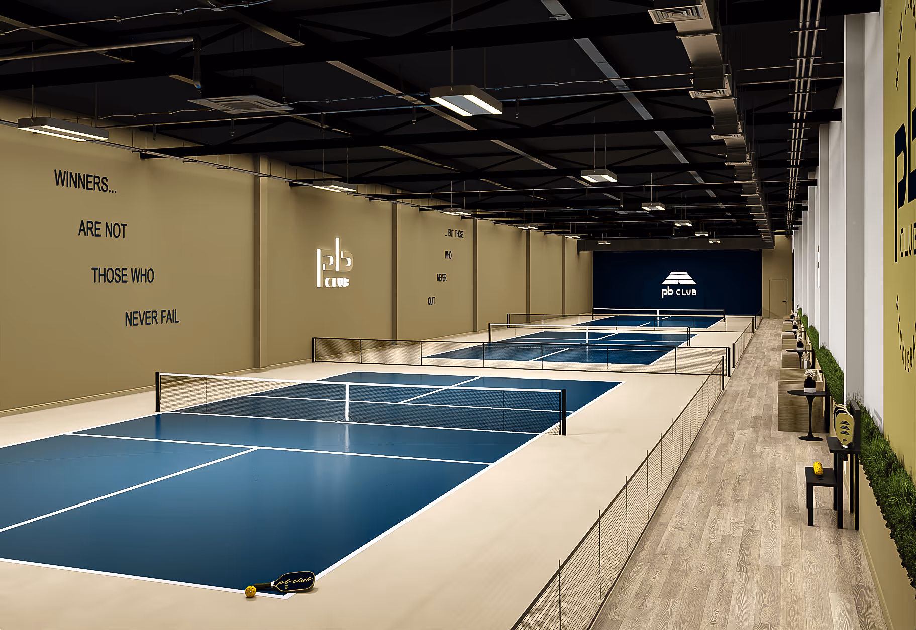 Indoor Pickleball Court