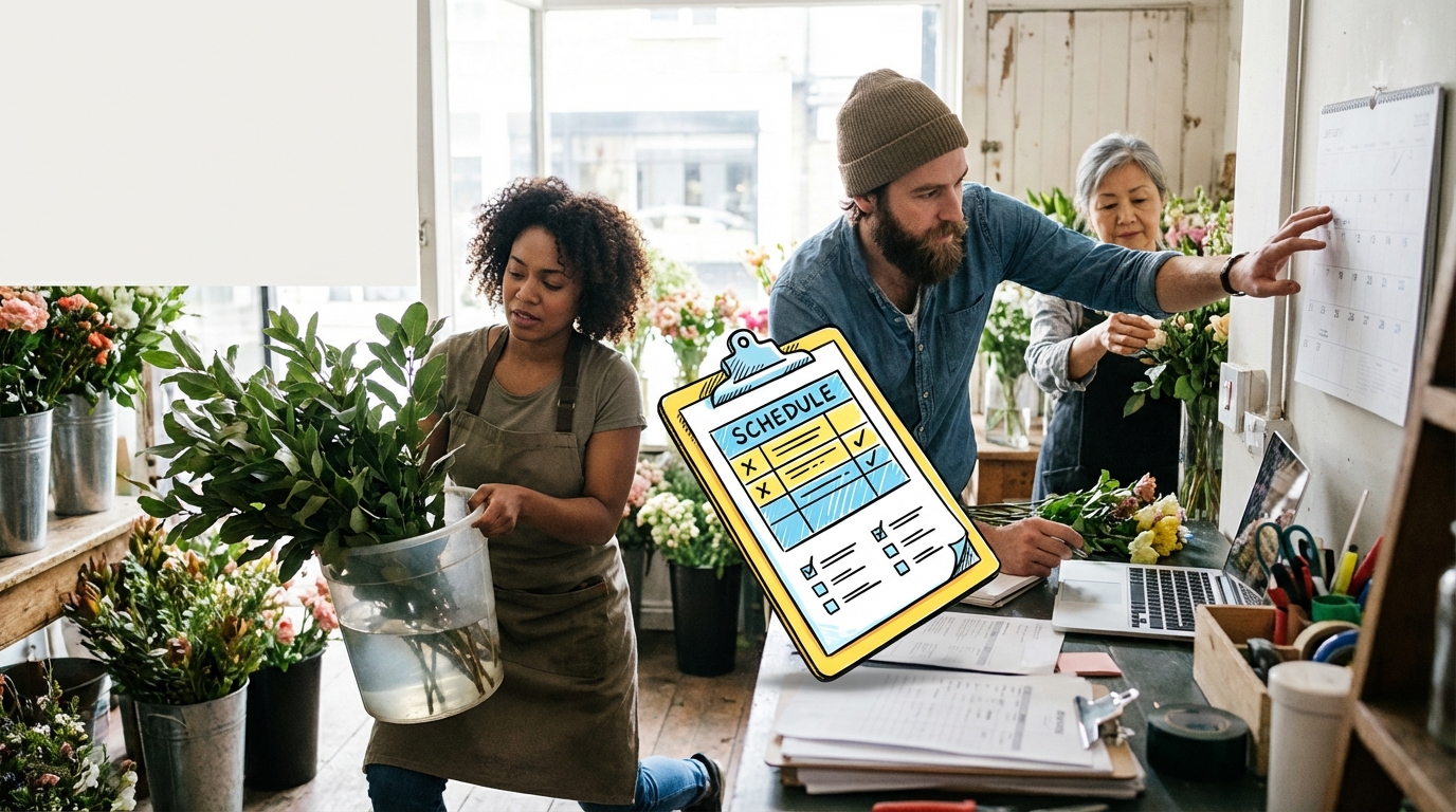 Compétences clés du fleuriste : rythme, logistique, relation client (et comment ajuster sans se perdre)