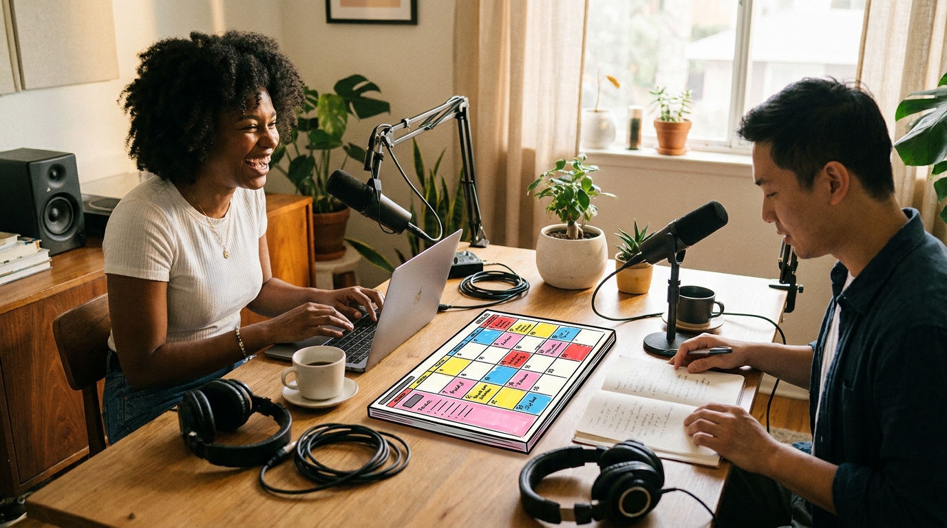 Podcasteuse : conditions de travail réelles, horaires, revenus et contraintes