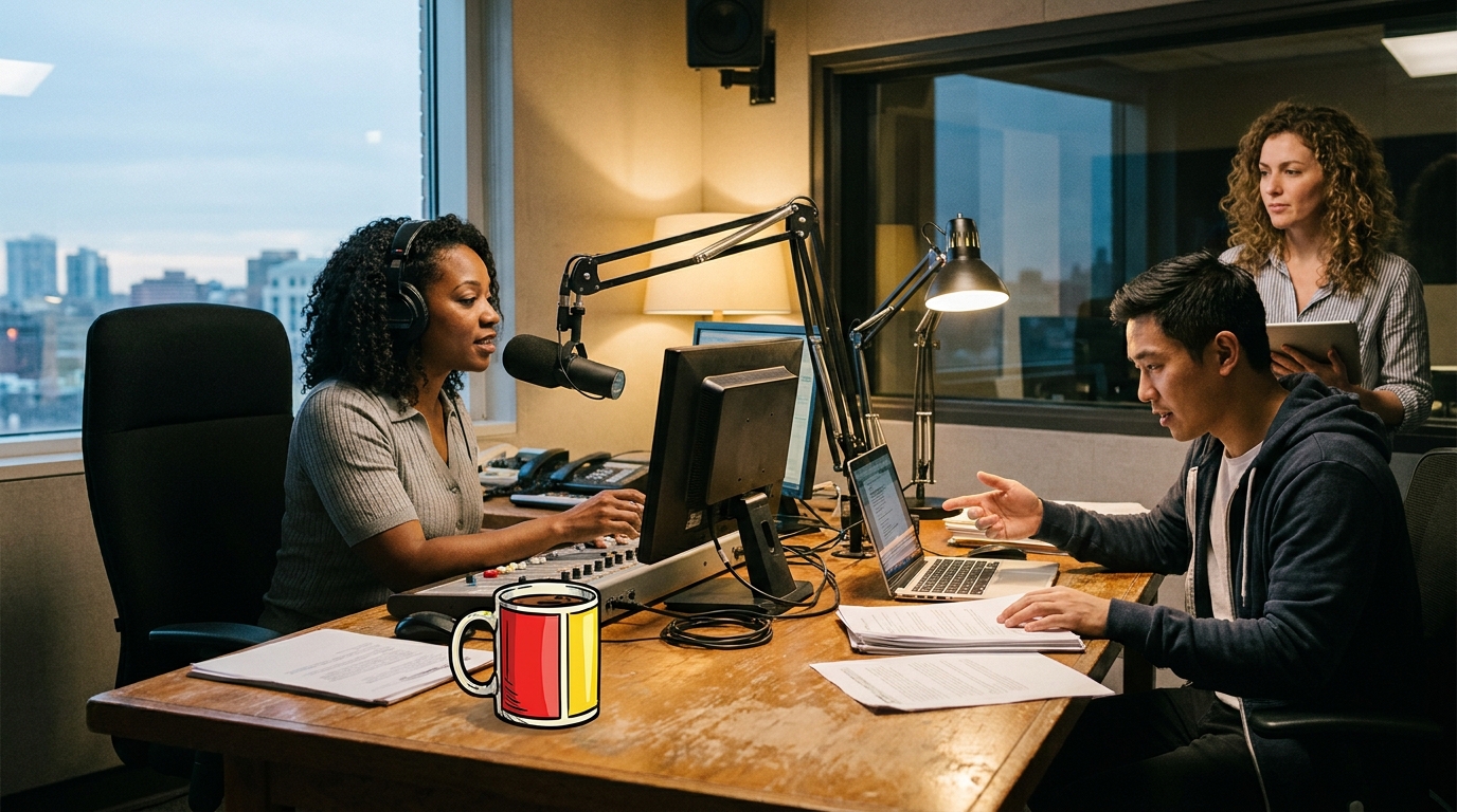 Conditions de travail réelles du journaliste radio : horaires, charge et revenus