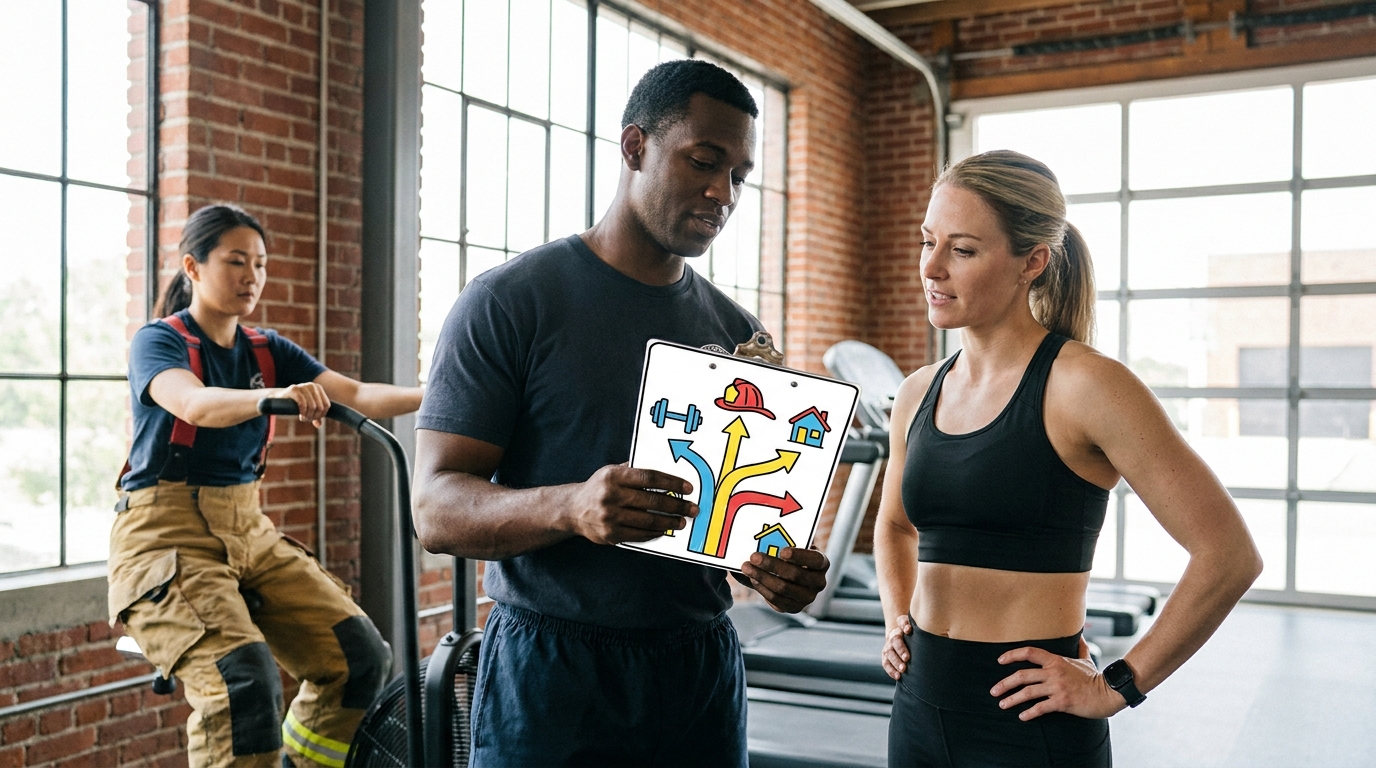 Évolutions de carrière coach sportif et sapeur-pompier volontaire : options possibles