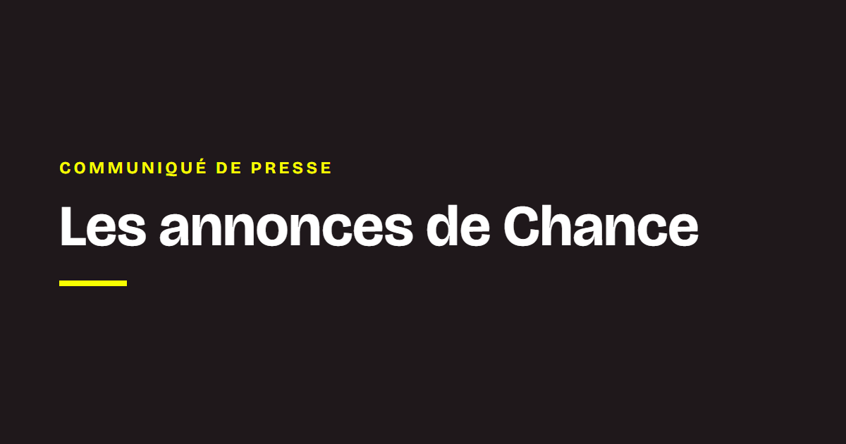 Communiqué de presse Chance : Rentrée pro 2026 : 1 actif sur 3 en état de “seum” critique
