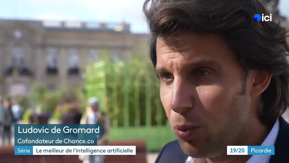 Ludovic de Gromard, cofondateur de Chance, interviewé dans le 19/20 ICI Picardie (France 3)