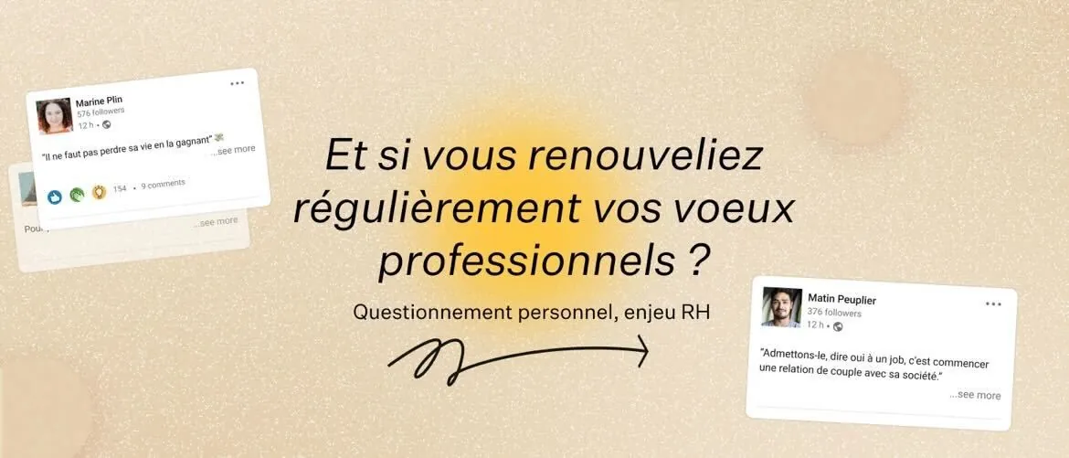 Et si vous renouveliez régulièrement vos voeux professionnels ?