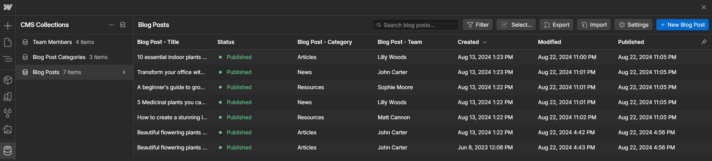 Store X Webflow Template And Ui Kit - Cms Collection