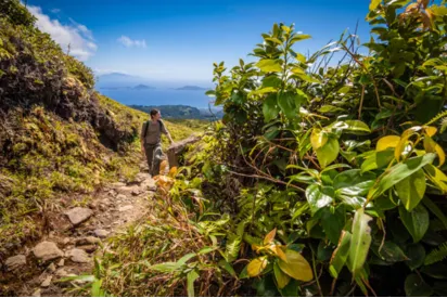 A day at the La Soufrière volcano