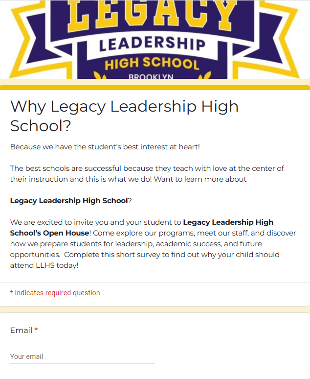 Blue Orange and Yellow Shapes Vibrant and Graphic High School Newsletter