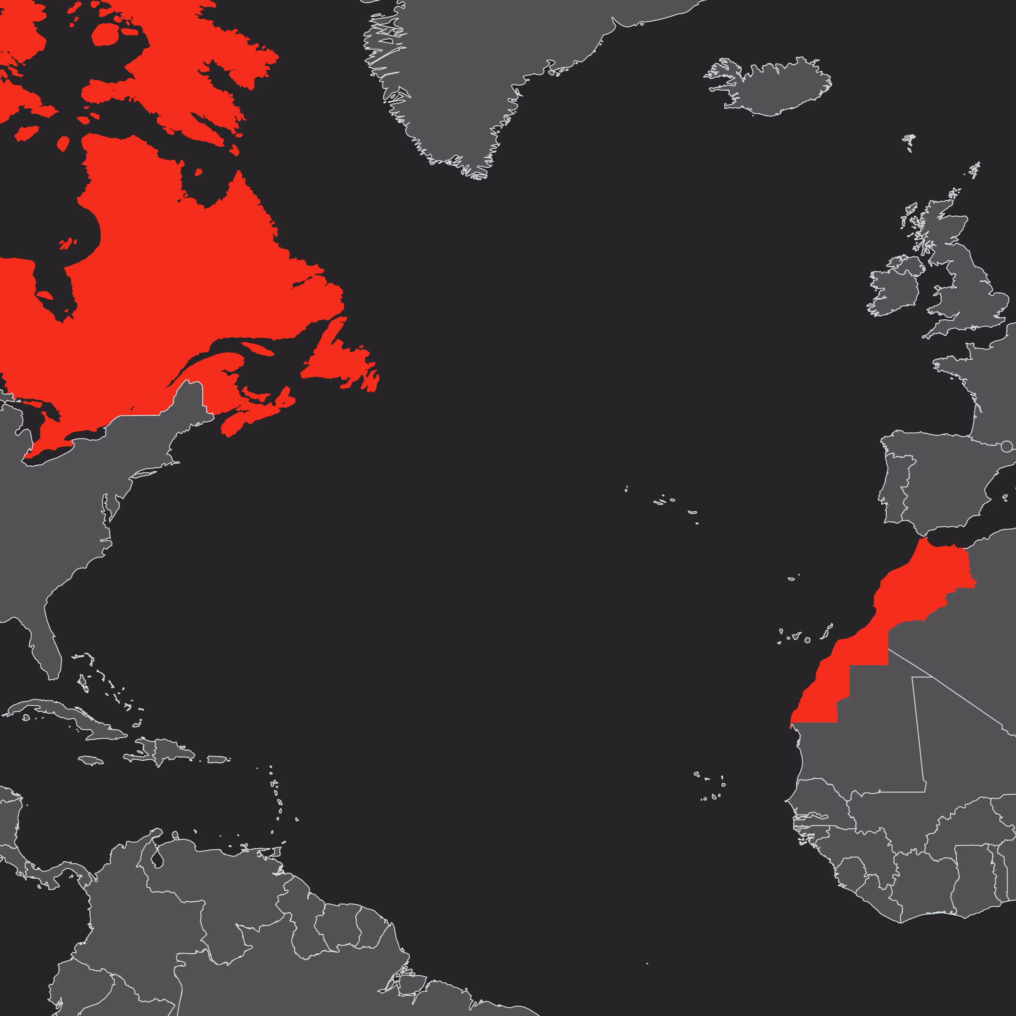 Cloo is present in Morocco and Canada