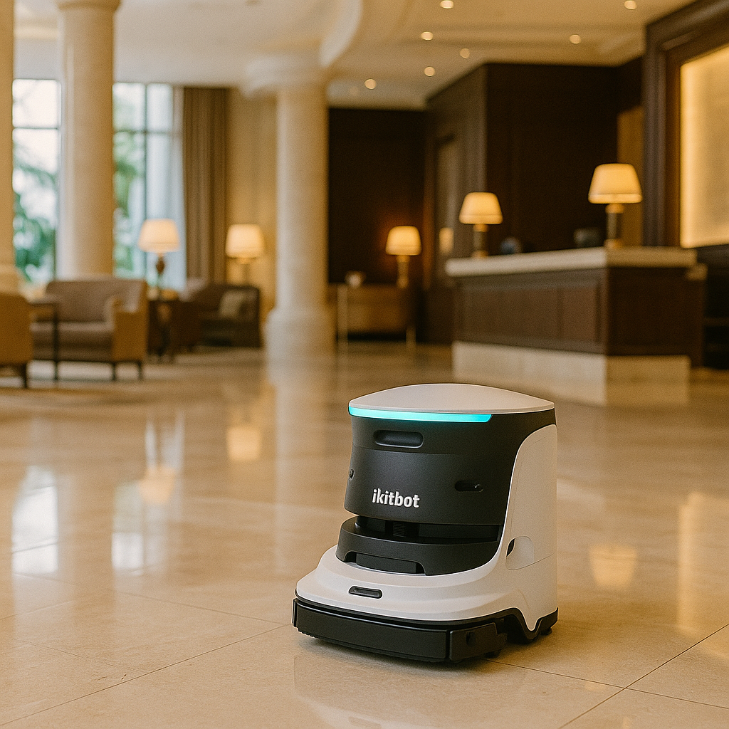 Ikibot reinigt Ihr Hotel