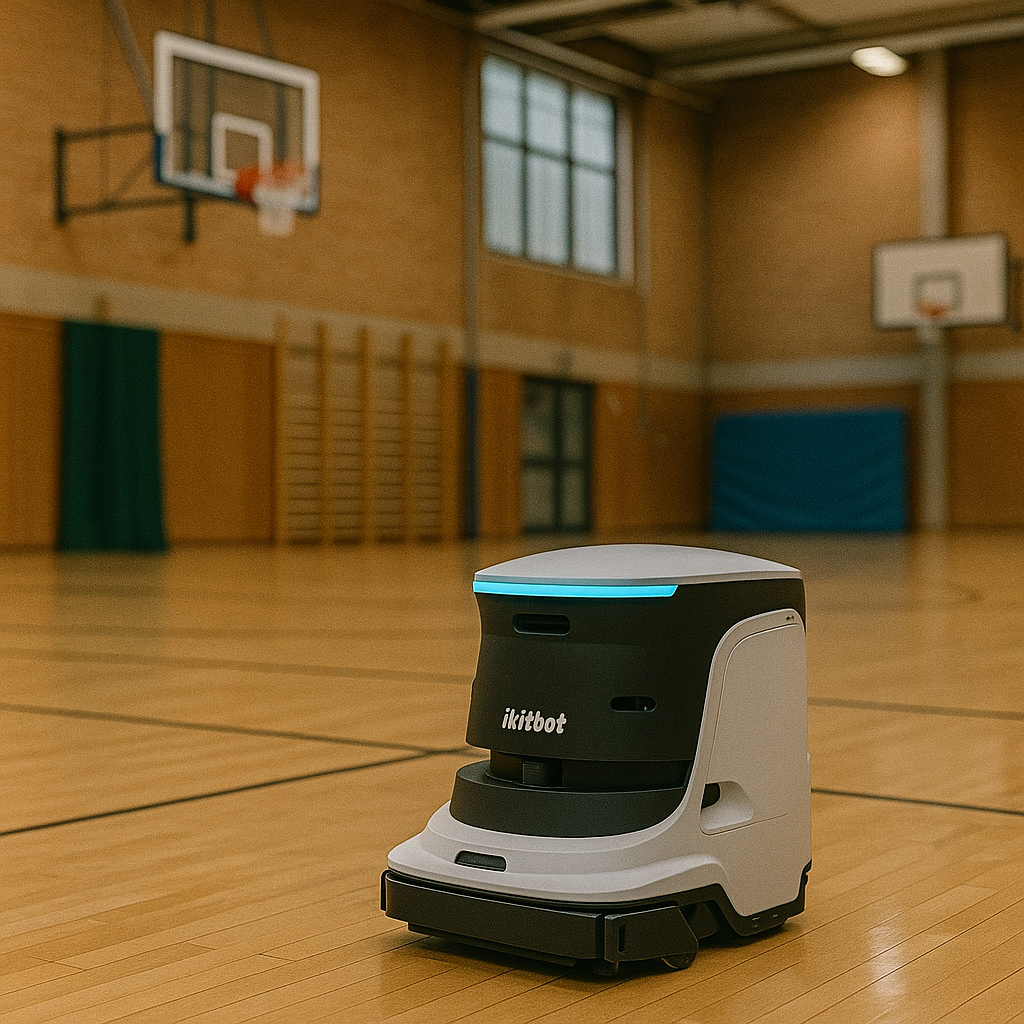 Ikibot reinigt Sportstätten
