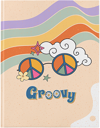 Colorful school-themed stickers with phrases like 'Stick Together,' 'Stay Positive,' and '20XX-20XX' on dark background.