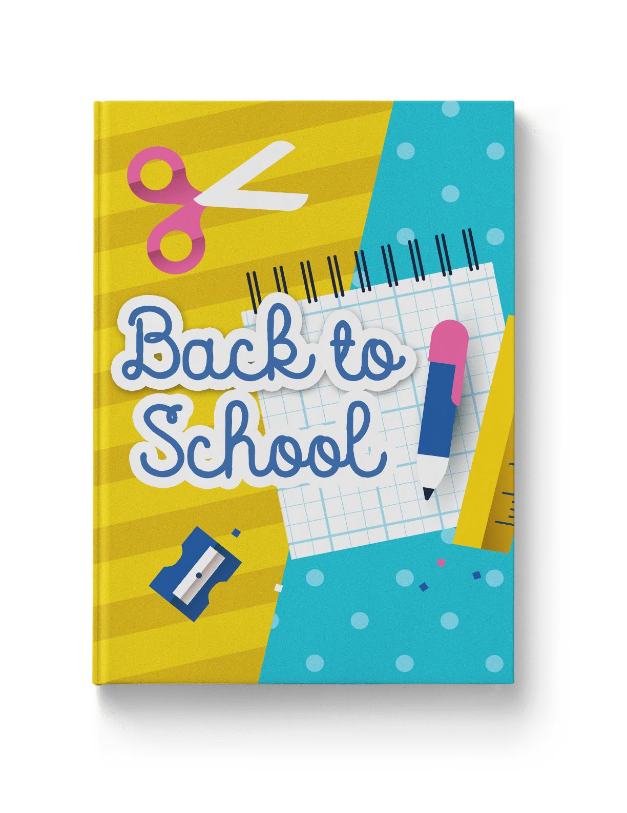 90s illustrative yearbook theme