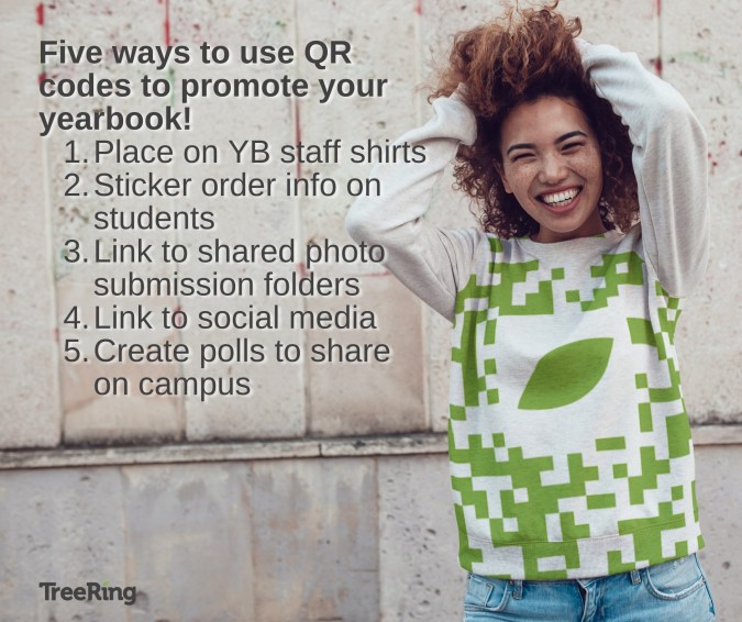 Five ways to use QR codes to promote and sell more yearbooks