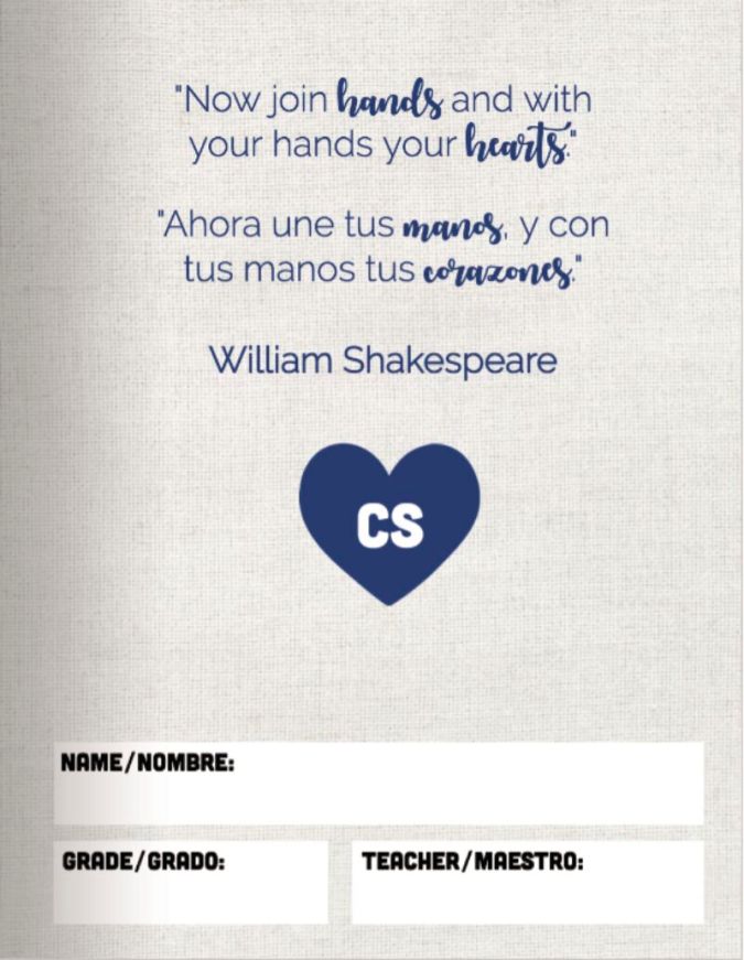 Bi-lingual Yearbook Title Page