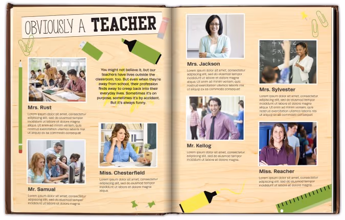 Teacher Spread Ideas Obviously-a-Teacher
